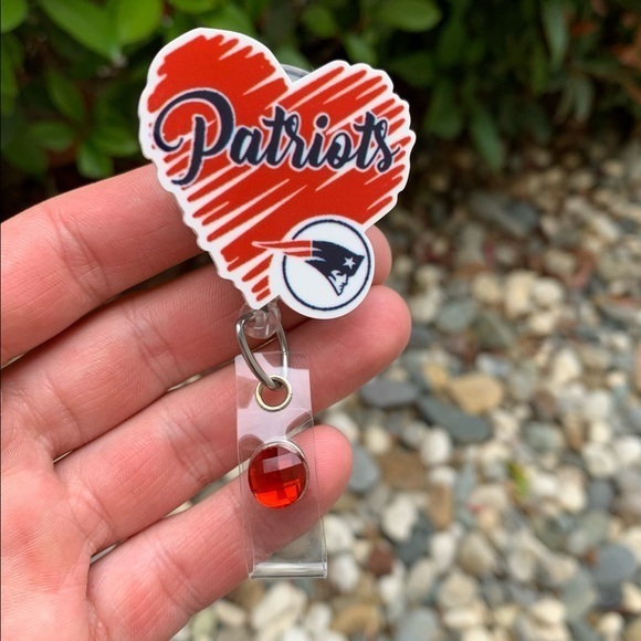 Hand Crafted Accessories - Patriots Badge Holder